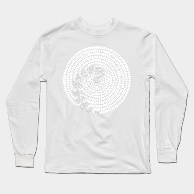 White Crest 197 Long Sleeve T-Shirt by CallumHoare